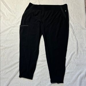 Black Jogger Scrub Pants